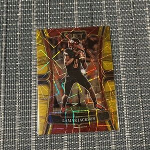 🏈 Lamar Jackson 2023 Panini Prizm Draft Picks RC NFL Football Card #35, Qty 1